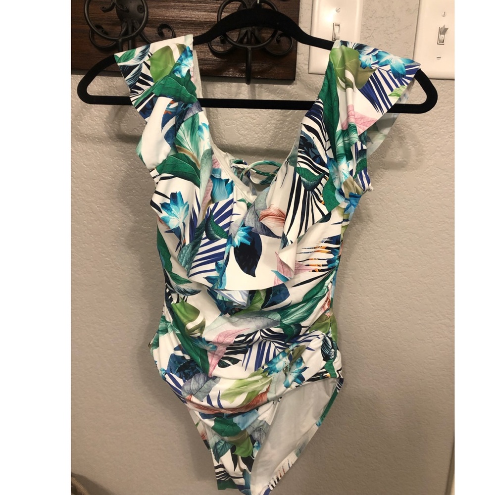 Women’s Off Shoulder One Piece Swimsuit